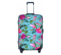 Luckily&Day Hello Hawaii Housse de protection élastique pour bagage de voyage (pour 45,7 à 81,3 cm), Blanc, Small