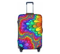 Luckily&Day Housse de protection élastique pour bagage de voyage de couleur vive (pour 45,7 à 81,3 cm), Blanc, X-Large