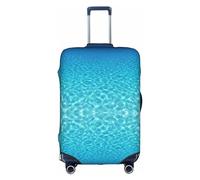 Luckily&Day Tranquil Housse de protection élastique pour valise de voyage Motif paysage sous-marin 45,7 à 81,3 cm, Blanc, X-Large
