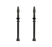luckiner 1 paire de valves de pneu sans chambre à air pour vélo Presta Schrader, noir, valves universelles pour vélo de route, VTT, 80 mm