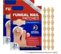Luckinwish Ongles des pieds, patchs réparateurs pour ongles, champignon des ongles des pieds Extra Strong (2 boîte)
