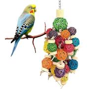LUCKITTY Jouet pour perroquets en bois naturel 00678