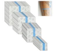 LUCKNIGHT 70 Pièces Bandage Transparent Imperméable, 15x15cm/12x12cm/10x10cm/5x5cm Pansement Tatouage, Pansement Waterproof, Seconde Peau Ruban, Pour Douches, Sport, Protéger Tatouage