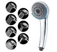 Lucksun Pommeau douche,avec une pomme de douche de luxe de 3,5 pouces, douche à main réglable universelle，Convient pour la salle de bain, l'hôtel, la salle de sport, le spa de massage