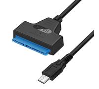Luckxing Adaptateur Sa-ta USB 3.0, convertisseur USB 3.0 et Type SA-TA Câble Disque Dur pour Disque Dur SSD 2,5", Disque Dur SSD 2,5"