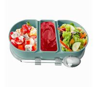 Luckxing Boîtes De Préparation Pour Snacks | Boîte Étanche Avec Couvercle,Conteneurs De Stockage Alimentaire Étanches - Pour Sauce Salade Fruit Noix Lieu de Travail Pique-nique École