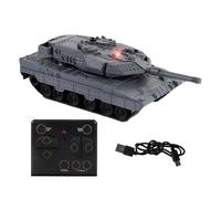 Luckxing Char Rc | Tank 2.4GHz Radiocommandé,Véhicule Rechargeable Rotation 360° Course Extérieur | Jeu Filles Garçons