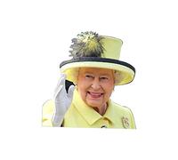 Luckxing Fenêtre Voiture La Reine, Voiture La Reine Elizabeth Autocollants Voiture La Reine d'Angleterre, Tour Fenêtre Voiture Étanche, Retrait Facile Ne Lais