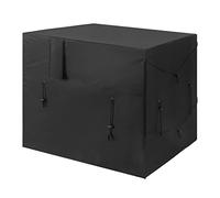 Luckxing Housse Chauffage Piscine,Housse Pompe à Chaleur équipement d'hiver, Réglable Toutes Pompes Chaleur Piscine, 210 D Eau/Coupe-Vent Anti-poussière Carré Résistant