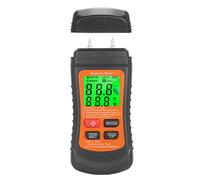 Luckxing Humidimètre en Bois à Deux Broches | Testeur d'humidité et d'humidité 3 en 1 avec écran LCD | Détecteur d'humidité du Bois pour mesurer avec précision l'eau dans Les Murs et Le Papier