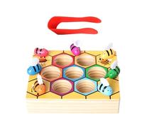 Luckxing Jouet de Tri de Couleurs,Jeu Éducatif Piège à Abeilles pour Apprendre Les Couleurs | Matériel Pédagogique Éducatif pour dès 3 Ans Garçons Filles Préscolaire Maternelle École Maison Garderie