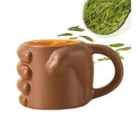 Luckxing Mug À Café Amusant Pour Hommes - Tasses à Café en Forme de Poing Drôles et Originales - Vaisselle À Boire En Céramique Décoration DIntérieur Pour Et Adultes Pour Thé Jus Lait Idéal Pour