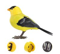 Luckxing Oiseau Parlant,Jouet Oiseau Électrique - Animal De Compagnie Électronique Bureau Réaliste avec Interaction Parlante pour Tout Petits Utilisable en Extérieur pour Voyage Et Salle D