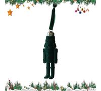 Luckxing Ornement Casse-Noisette | Figurines Flockées,Décorations De Noël | pour Decoration De La Maison Salon Cheminée Porte D'Entrée Intérieur De Voiture Accessoires pour Photos De