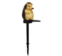 Luckxing ornements de jardin solaires,piquets de lumière solaire en forme de hérisson | Lampe solaire d'extérieur en résine avec figurine de hérisson, piquets décoratifs étanches pour allée, jardin,