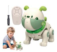 Luckxing Robot Chien,Jouet Interactif Musical pour Chiot avec De La Lumière - Jouet Éducatif STEM | pour Garçons Filles Adultes Soulagement de l'Ennui Anniversaire Noël Pâques