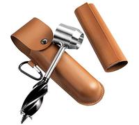 Luckxing Survie Manuel Multifonction, Scie-Cloche avec Bâton en Bois, Perceuse À Tarière Manuelle, Tarière Manuelle, Tarière en Bois SCO-TCH Eye pour Bushcraft Et Camping