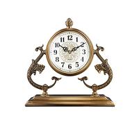 luckxuan Horloge Table/Horloge Bureau Horloge de Bureau Maison de la Maison Chinois de Bureau Horloge a Poser (Color : E)