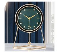 luckxuan Horloge Table/Horloge Bureau Horloge de Table battante Accueil Salon Décoration de Mode Pendule Clock Tabletop Horloge Horlogerie Mouvement Horloge Horloge a Poser (Color : A)