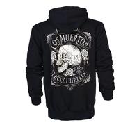 Lucky 13 Sweat à capuche Dead Skull Zip Black L