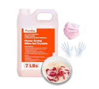 Lucky 3,2 kg 3 en 1 Fonday Gel de silice Séchage Fleur Cristaux pour Bouquet de Mariage Préservation avec Gants et Masque Indication de Couleur Indication Réutilisable Taille des Perles Moins de 1 mm