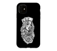 Lucky 777 Casino Queen Chicano Payasa Jeu de Poker Coque pour iPhone 11