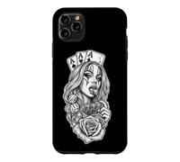 Lucky 777 Casino Queen Chicano Payasa Jeu de Poker Coque pour iPhone 11 Pro Max