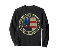 Lucky America, vétérans célébrant Le Jour Sweatshirt