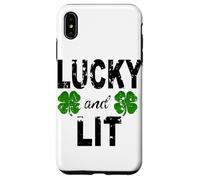Lucky and Lit St Patrick Trèfle Irlandais Femme Homme Coque pour iPhone XS Max