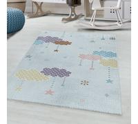 Lucky baby tapis chambre enfant rectangulaire 160x230cm blanc 3611