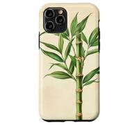 Lucky Bamboo Vintage Illustration scientifique Plante Coque pour iPhone 11 Pro
