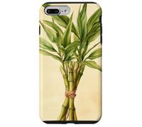 Lucky Bamboo Vintage Illustration scientifique Plante Coque pour iPhone 7 Plus/8 Plus