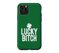 Lucky Bitch Meme Trèfle à 4 Feuilles pour la Saint-Patrick Coque pour iPhone 11 Pro