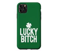 Lucky Bitch Meme Trèfle à 4 Feuilles pour la Saint-Patrick Coque pour iPhone 11 Pro Max