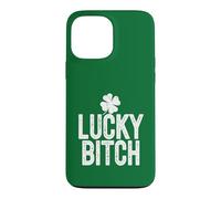 Lucky Bitch Meme Trèfle à 4 Feuilles pour la Saint-Patrick Coque pour iPhone 13 Pro Max