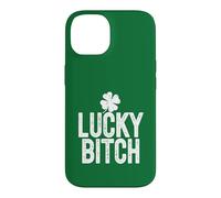 Lucky Bitch Meme Trèfle à 4 Feuilles pour la Saint-Patrick Coque pour iPhone 14