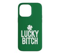 Lucky Bitch Meme Trèfle à 4 Feuilles pour la Saint-Patrick Coque pour iPhone 14 Pro Max