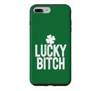 Lucky Bitch Meme Trèfle à 4 Feuilles pour la Saint-Patrick Coque pour iPhone 7 Plus/8 Plus