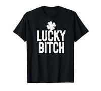 Lucky Bitch Meme Trèfle à 4 Feuilles pour la Saint-Patrick T-Shirt