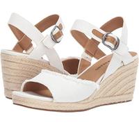 Lucky Brand Femme Mindra Sandale Cage Espadrille, Blanc, 38 EU