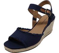 Lucky Brand Femme Mindra Sandale Cage Espadrille, Indigo, 38.5 EU