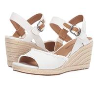 Lucky Brand Femme Mindra Wedge Sandale Cage Espadrille, Blanc, 41.5 EU