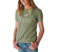 Lucky Brand Men's Ford Bronco Tee T-Shirt, Vert Huile, Taille S Homme