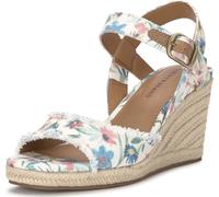 Lucky Brand Sandales Espadrilles compensées Mindra pour femme, Pastel Multi, 8.5