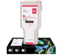 Lucky Bridge 728 300ml x 1PK Cartouche d'encre Magenta F9K16A - Cartouche d'encre compatible pour imprimantes HP DesignJet T730 T830 (1M)-US