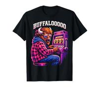 Lucky Buffalo Casino Slot Machine BUFFALOOOOO Gambling T-Shirt