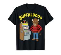 Lucky Buffalo Casino Slot Machine BUFFALOOOOO Gambling T-Shirt