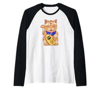 Lucky Cat Meoster Manche Raglan