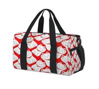 Lucky Cat Sac de sport mignon avec motif chat japonais pour le w nd, sac fourre-tout pour voyage, gym, pour enfants, filles, garçons, femmes et hommes
