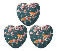 Lucky Charm Lot de 3 désodorisants de voiture à suspendre en forme d'amour - Cartes parfumées durables pour voiture, maison, bureau - Style blanc
